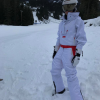 Victoria Beckham en vacances au ski, à la station Whistler, au Canada, février 2017.