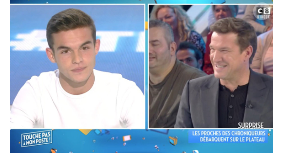 Julien Castaldi sur le plateau de TPMP en décembre 2016 sur C8.