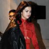 Selena Gomez à la sortie d'un immeuble à New York, le jour de la Saint-Valentin. Plus tôt dans la journée, la chanteuse assistait au défilé de mode "Coach". Le 14 février 2017