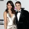 Selena Gomez et Justin Bieber aux American Music Awards à Los Angeles le 20 novembre 2011