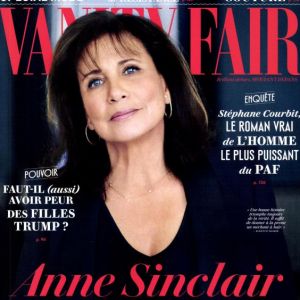 Anne Sinclair en couverture de "Vanity Fair", numéro du 21 février 2017.