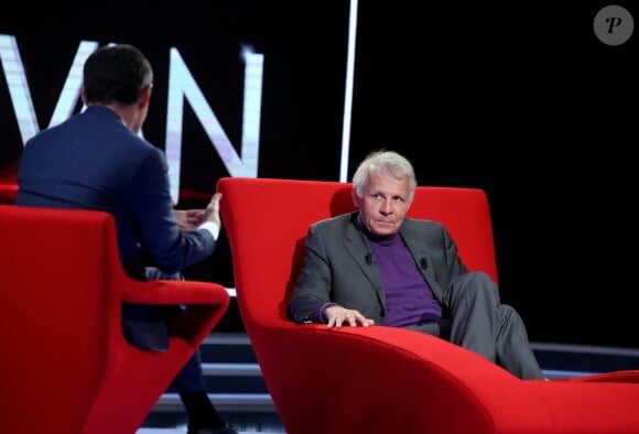 Exclusif - Patrick Poivre d'Arvor (PPDA) - Enregistrement de l'émission "Le Divan" avec Patrick Poivre d'Arvor en invité et présentée par Marc-Olivier Fogiel, qui sera diffusée le 21 février 2017 sur France 3. Le 6 janvier 2017 © Dominique Jacovides / Bestimage