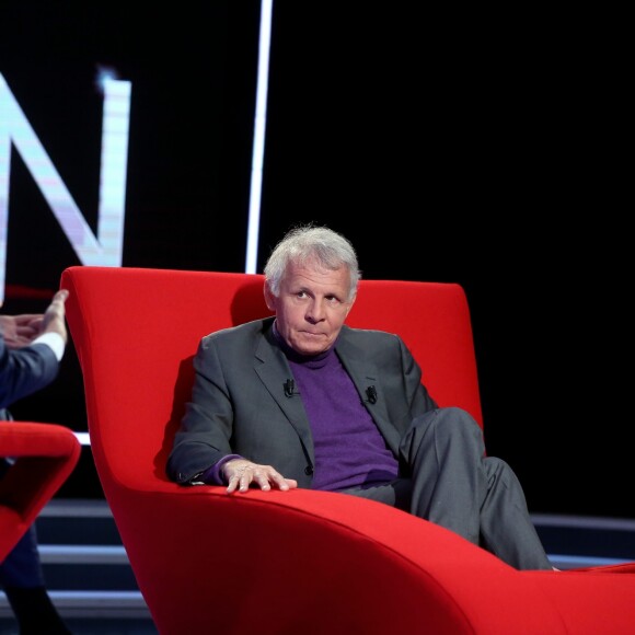 Exclusif - Patrick Poivre d'Arvor (PPDA) - Enregistrement de l'émission "Le Divan" avec Patrick Poivre d'Arvor en invité et présentée par Marc-Olivier Fogiel, qui sera diffusée le 21 février 2017 sur France 3. Le 6 janvier 2017 © Dominique Jacovides / Bestimage