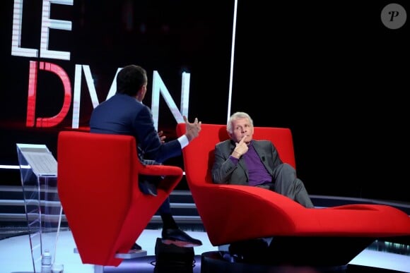 Exclusif - Patrick Poivre d'Arvor (PPDA) - Enregistrement de l'émission "Le Divan" avec Patrick Poivre d'Arvor en invité et présentée par Marc-Olivier Fogiel, qui sera diffusée le 21 février 2017 sur France 3. Le 6 janvier 2017 © Dominique Jacovides / Bestimage