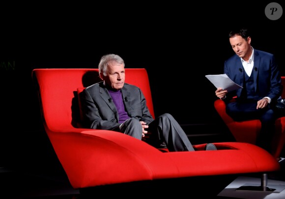 Exclusif - Patrick Poivre d'Arvor (PPDA) - Enregistrement de l'émission "Le Divan" avec Patrick Poivre d'Arvor en invité et présentée par Marc-Olivier Fogiel, qui sera diffusée le 21 février 2017 sur France 3. Le 6 janvier 2017 © Dominique Jacovides / Bestimage