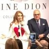 Céline Dion a présenté sa collection de maroquinerie avec Bugatti, à Las Vegas, le 21 février 2017