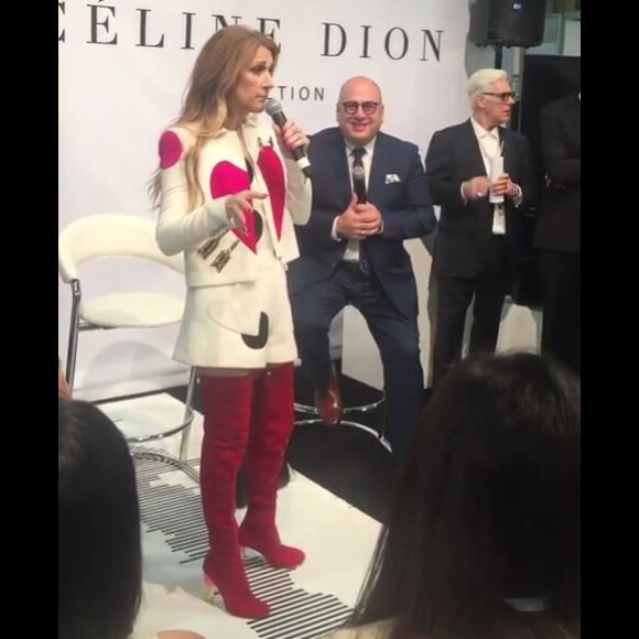 Céline Dion à Las Vegas, le 21 février 2017.