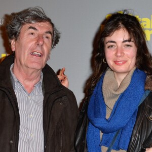 Bernard Menez et Romy Trajman lors de l'avant-première du film "Si j'étais un homme" au cinéma Gaumont-Opéra à Paris, France, le 21 février 2017. © Coadic Guirec/Bestimage