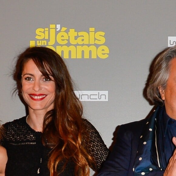 Antoine Gouy, Alice Belaïdi, Audrey Dana, Christian Clavier et Joséphine Drai lors de l'avant-première du film "Si j'étais un homme" au cinéma Gaumont-Opéra à Paris, France, le 21 février 2017. © Coadic Guirec/Bestimage