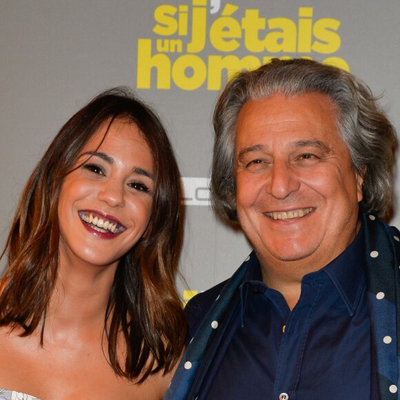 Alice Belaïdi et Christian Clavier lors de l'avant-première du film "Si j'étais un homme" au cinéma Gaumont-Opéra à Paris, France, le 21 février 2017. © Coadic Guirec/Bestimage