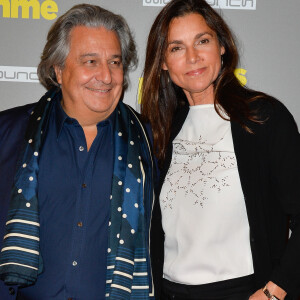 Christian Clavier et sa femme Isabelle de Araujo lors de l'avant-première du film "Si j'étais un homme" au cinéma Gaumont-Opéra à Paris, France, le 21 février 2017. © Coadic Guirec/Bestimage