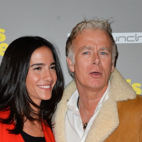 Franck Dubosc et sa femme Danièle lors de l'avant-première du film "Si j'étais un homme" au cinéma Gaumont-Opéra à Paris, France, le 21 février 2017. © Coadic Guirec/Bestimage