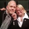 Lauren Potter et Ryan Murphy (créateur de Glee). Instagram.