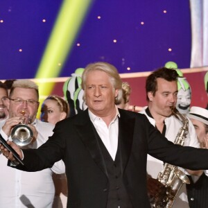 Exclusif - Patrick Sébastien - Enregistrement de l'émission "Le plus grand cabaret du monde" à La Plaine Saint-Denis, diffusée le 25 février 2017. Le 21 février 2017 © Giancarlo Gorassini / Bestimage