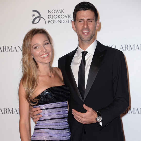 Novak Djokovic - Gala de charité de la fondation Novak Djokovic (sponsorisé par Giorgio Armani) au château des Sforza à Milan, Italie, le 20 septembre 2016.