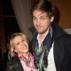 Semi-exclusif - Tristane Banon et son compagnon Pierre Lefèvre - Vernissage de l'exposition de Caroline Faindt aux jardins d'Artois à Paris le 23 février 2017. © Veeren/Bestimage23/02/2017 - Paris