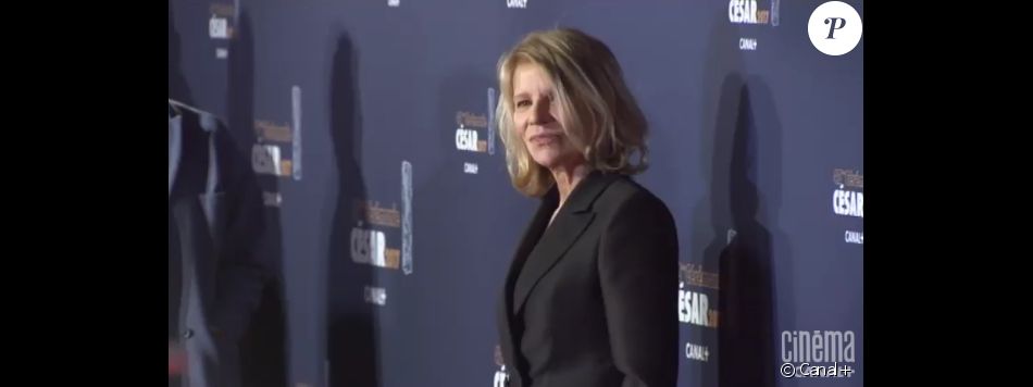 Nicole Garcia sur le tapis rouge des César du Cinéma 2017