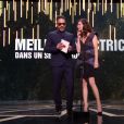 JoeyStarr et Anna Mouglalis pendant les César 2017.