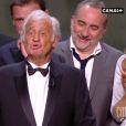 Hommage à Jean-Paul Belmondo aux César 2017.