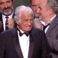 Hommage à Jean-Paul Belmondo aux César 2017.