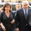 Dominique Strauss-Kahn et sa femme Anne Sinclair arrivent à la cour pénale de New York le 23 août 2011.