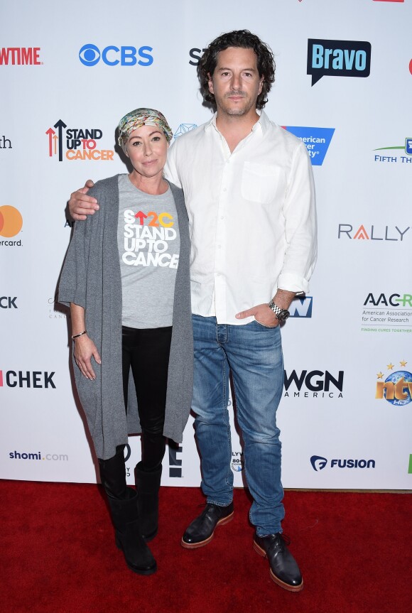 Shannen Doherty et son mari Kurt Iswarienko à la soirée Stand Up To Cancer 2016 à Los Angeles, le 9 septembre 2016