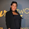 Ayem Nour enceinte à la cérémonie des Melty Future Awards 2016 au Grand Rex à Paris, le 16 février 2016. © Veeren/Bestimage