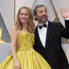 Judd Apatow et sa femme Leslie Mann à la 89ème cérémonie des Oscars au Hollywood & Highland Center à Hollywood, le 26 février 2017