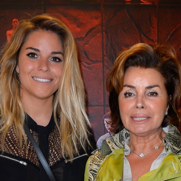 Sophie Tapie avec sa mère Dominique Tapie à la générale de la comédie musicale "Notre-Dame de Paris" au Palais des Congrès à Paris, le 24 novembre 2016. © Guirec Coadic/Bestimage