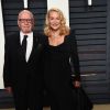Jerry Hall et son mari Rupert Murdoch - Vanity Fair Oscar viewing party 2017 au Wallis Annenberg Center for the Performing Arts à Berverly Hills, le 26 février 2017. © Chris Delmas/Bestimage