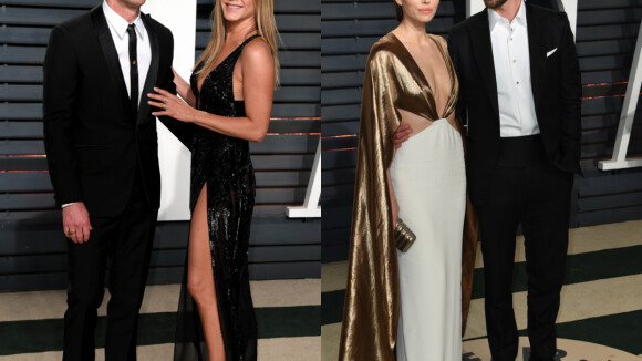 Jennifer Aniston et Jessica Biel : Sublimes avec leurs Justin après les Oscars