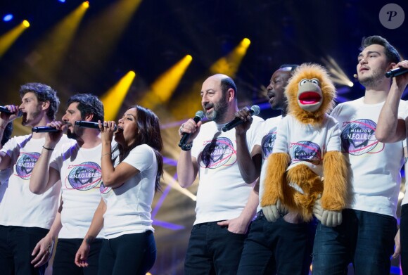 Concert des Enfoirés 2017, "Mission Enfoirés", tourné en janvier au Zénith de Toulouse et diffusé le vendredi 3 mars sur TF1.