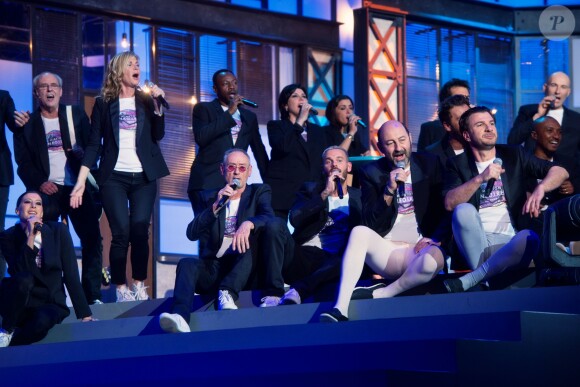Concert des Enfoirés 2017, "Mission Enfoirés", tourné en janvier au Zénith de Toulouse et diffusé le vendredi 3 mars sur TF1.