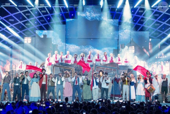 Concert des Enfoirés 2017, "Mission Enfoirés", tourné en janvier au Zénith de Toulouse et diffusé le vendredi 3 mars sur TF1.