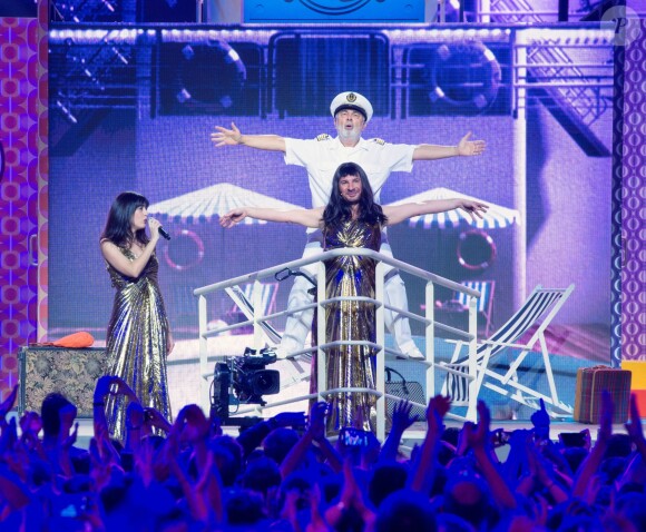 Concert des Enfoirés 2017, "Mission Enfoirés", tourné en janvier au Zénith de Toulouse et diffusé le vendredi 3 mars sur TF1.