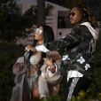 Nicki Minaj et Future sur le tournage d'un nouveau clip à Miami. Le 27 février 2017.