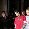 Gigi Hadid et son compagnon Zayn Malik se rendent au restaurant Laperouse pour la soirée Hilfiger à Paris le 28 février 2017
