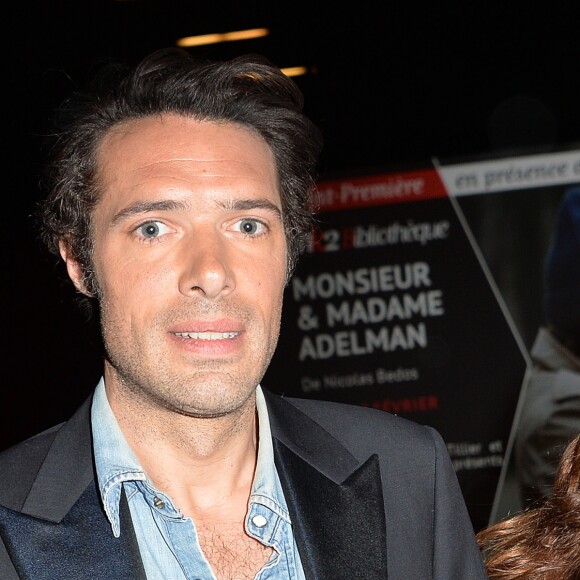 Doria Tillier et son compagnon Nicolas Bedos - Avant première du film "Monsieur & Madame Adelman" cinéma MK2 Bibliothèque à Paris, le 27 février 2017. © Veeren/Bestimage