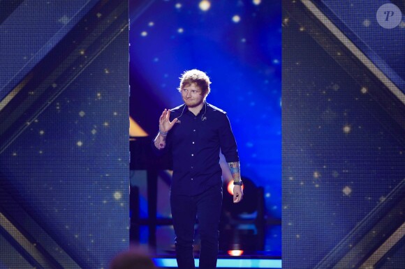 Ed Sheeran - Remise des prix des 52ème cérémonie des Goldene Kamera Awards à Hambourg le 4 mars 2017.