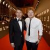 James Blunt et Ed Sheeran à la 52ème cérémonie des Goldene Kamera Awards à Hambourg le 4 mars 2017.