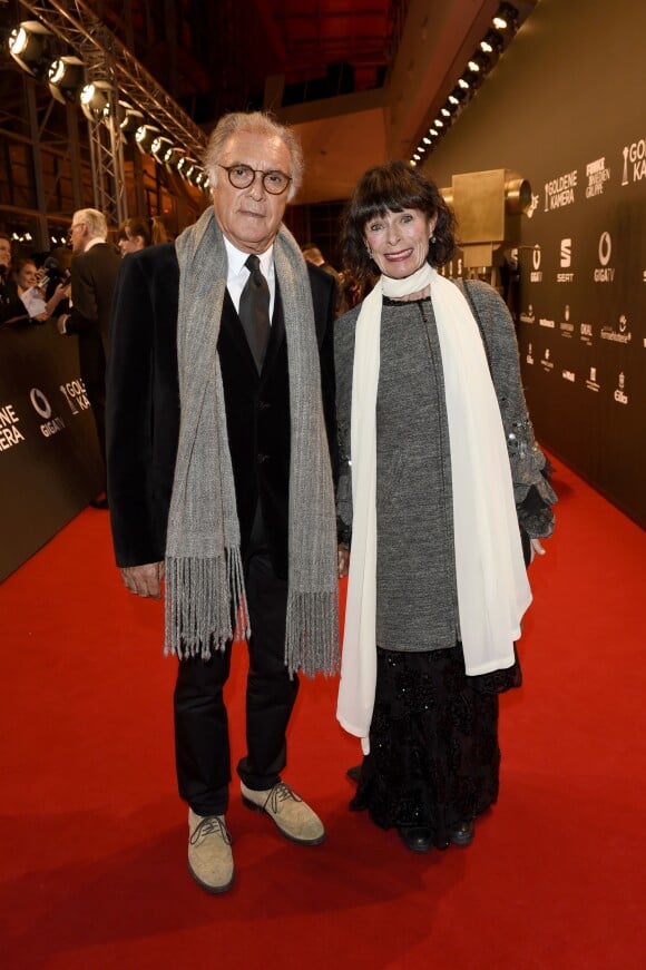 Géraldine Chaplin et son mari Patricio Castilla à la 52ème cérémonie des Goldene Kamera Awards à Hambourg le 4 mars 2017