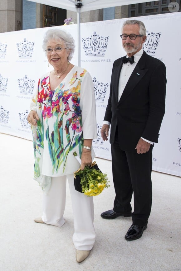 La princesse Christina de Suède et son mari Tord Magnuson à la remise de prix "Polar Music Prize 2016" à Stockholm en Suède le 16 juin 2016.
