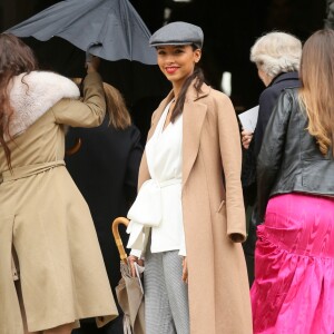 Flora Coquerel - Arrivées au défilé de mode prêt-à-porter automne-hiver 2017/2018 "Giambattsita Valli" à Paris. Le 6 mars 2017 © CVS / Veeren / Bestimage