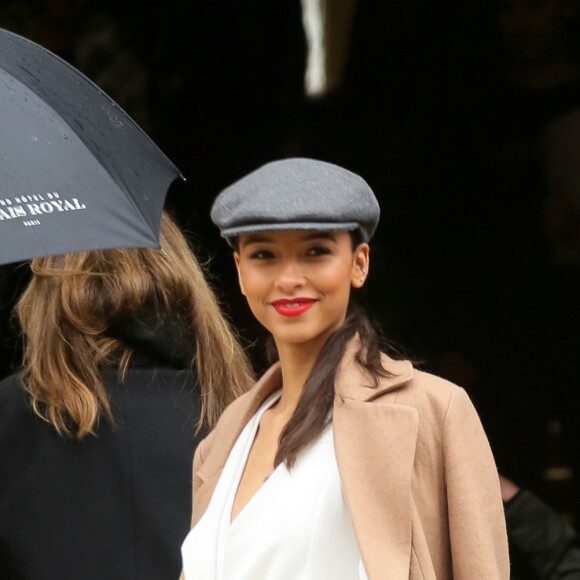 Flora Coquerel - Arrivées au défilé de mode prêt-à-porter automne-hiver 2017/2018 "Giambattsita Valli" à Paris. Le 6 mars 2017 © CVS / Veeren / Bestimage