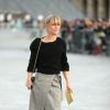 Marina Foïs au défilé de mode "Louis Vuitton", collection prêt-à-porter Automne-Hiver 2017-2018 au Louvre à Paris, le 7 Mars 2017. CVS/Veeren/Bestimage