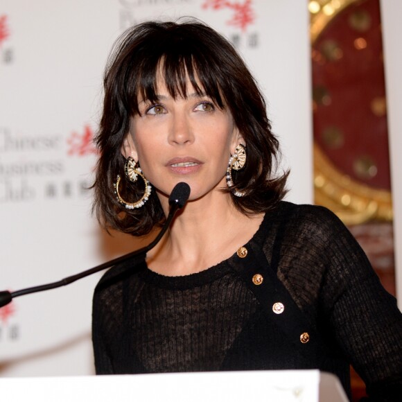 Exclusif - Sophie Marceau (Ambassadrice du Chinese Business Club) au déjeuner du Chinese Business Club pour la journée internationale des femmes autour de son ambassadrice Sophie Marceau à l'hôtel Intercontinental à Paris le 8 mars 2016. © Rachid Bellak / Bestimage