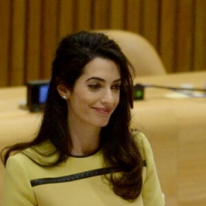 Amal Clooney au siège des Nations Unies, à New York, le 9 mars 2017.