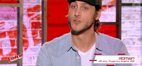 Romain - "The Voice 6", le 11 mars 2017 sur TF1.