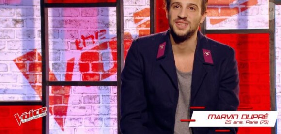 Marvin Dupré - "The Voice 6", le 11 mars 2017 sur TF1.