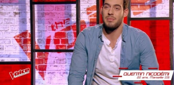 Quentin Nicodémi - "The Voice 6", le 11 mars 2017 sur TF1.